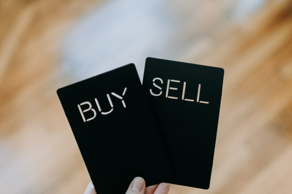 Deciding whether to buy or sell in the current market